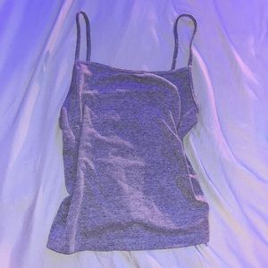 plain grey tank